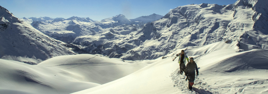 Skiing Sainte Foy France