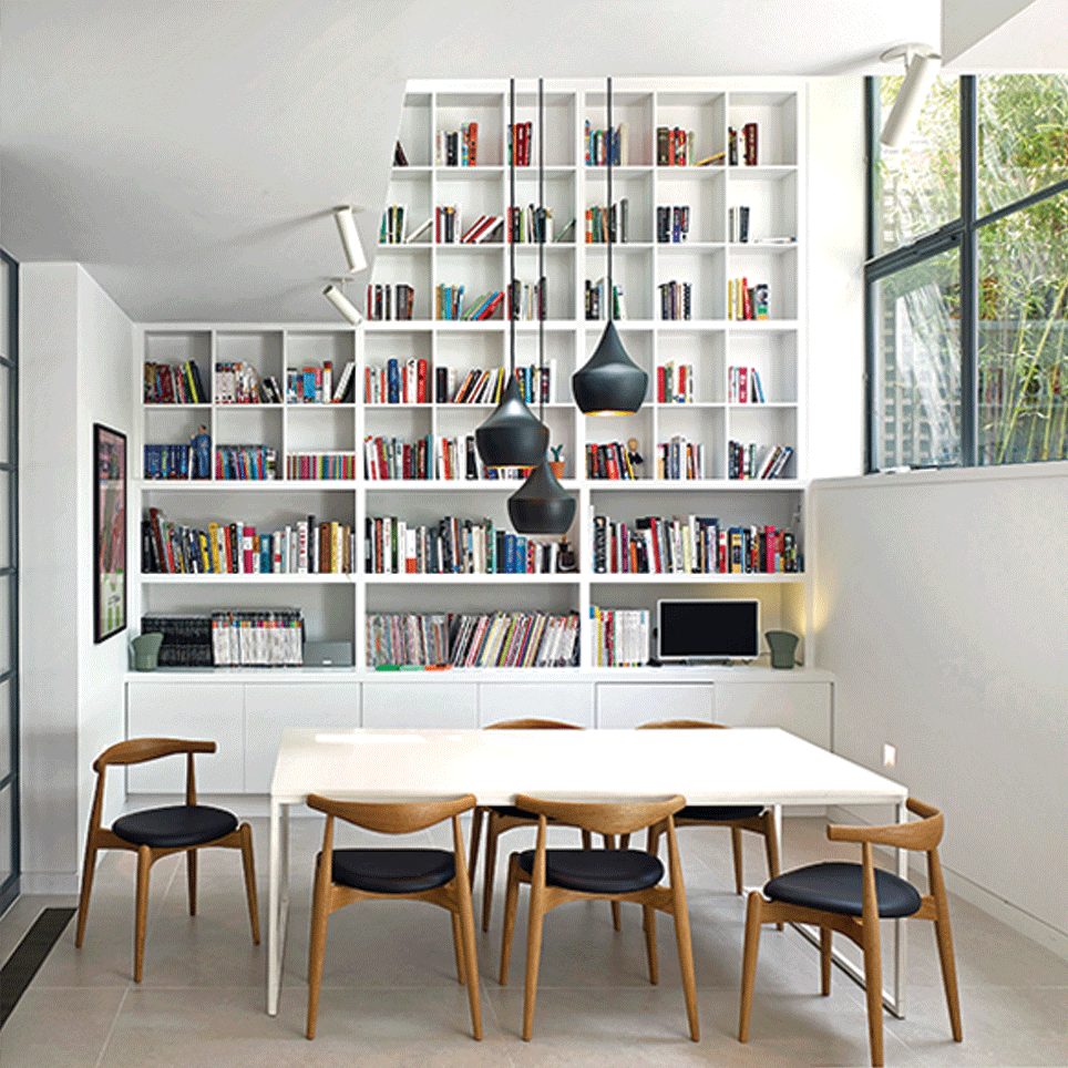 Stiff + Trevillion bookcase storage solutions
