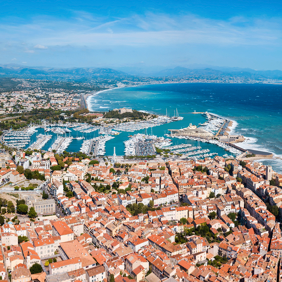French Riviera France Antibes VIew