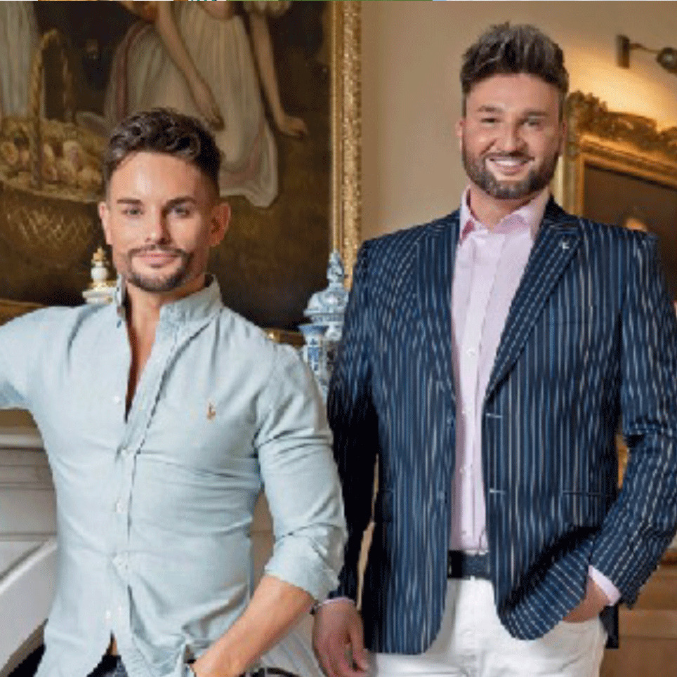 at home with Iain and Glenn