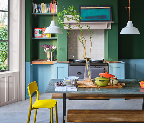Interior Colourful Kitchens