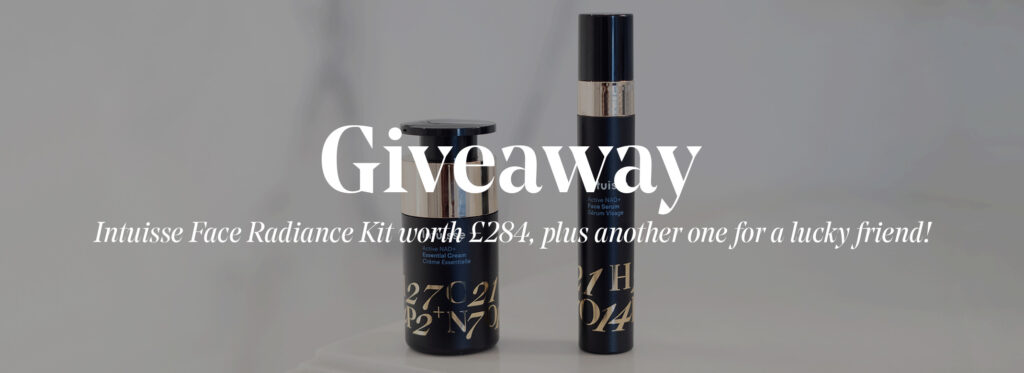 We are launching a reader newsletter, to celebrate we are giving away an Intuisse Face Radiance Kit worth £284, plus another one for a friend!