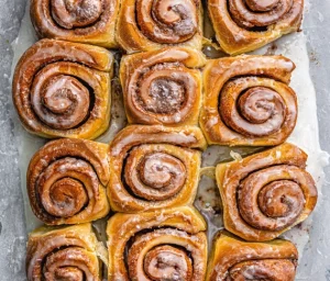 Recipe: Prue Leith’s Glazed Cinnamon Rolls