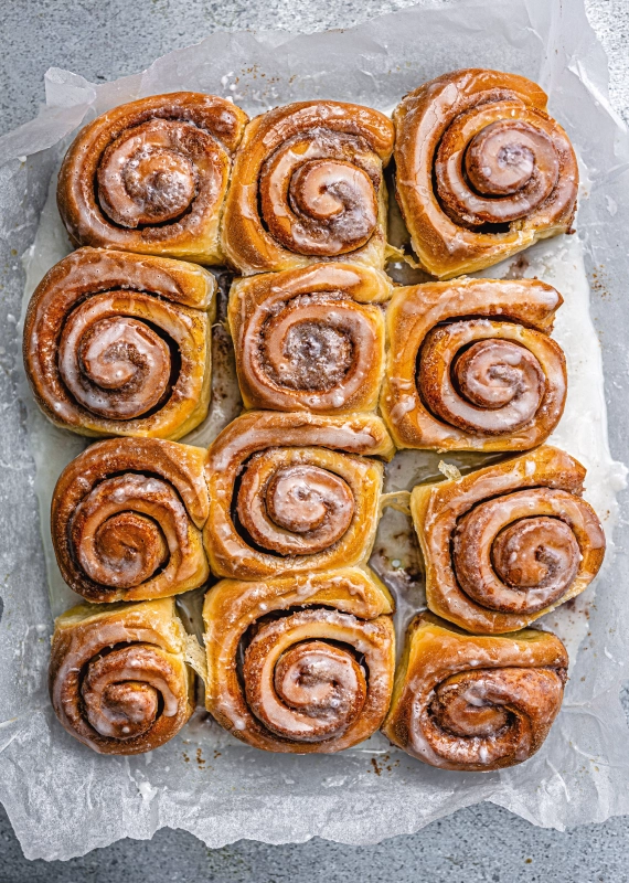 Recipe: Prue Leith’s Glazed Cinnamon Rolls