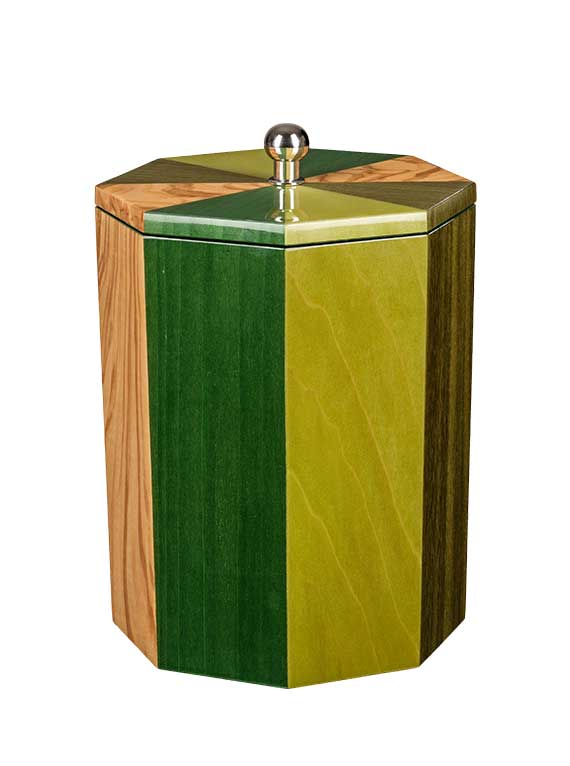 Green Lacquered Ice Bucket