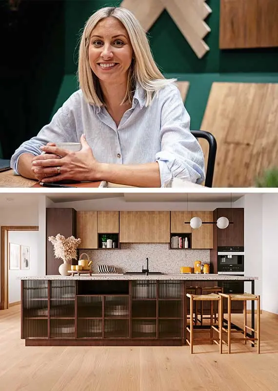 Natalie Mudd Knot and Grain Flooring
