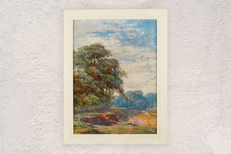 © Helen Allingham, On Hampstead Heath,1867 (courtesy Burgh House)