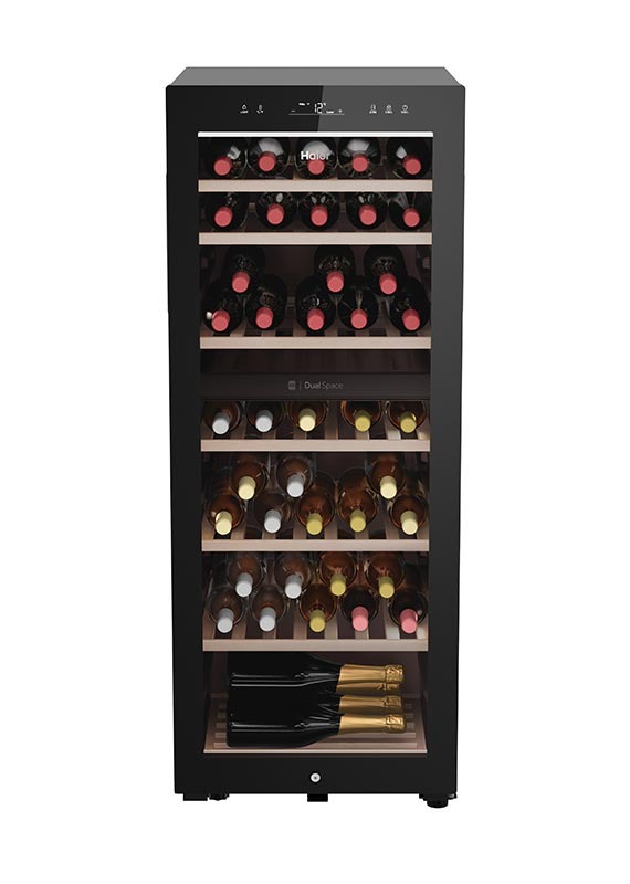 The Haier Wine Bank 50 allows you to store both reds and whites at the perfect temperature – without compromise