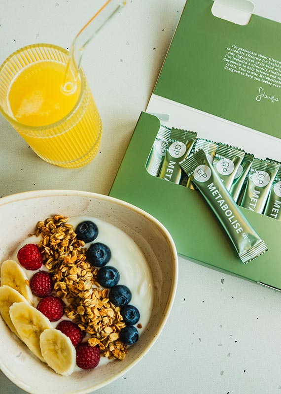 GP Nutrition Metabolise Me Sachets and breakfast