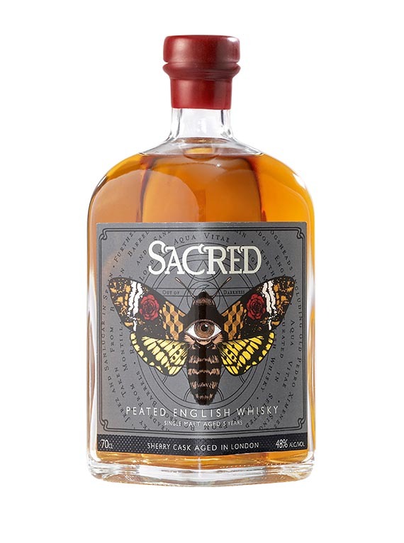 Sacred Peated English Whisky, £69.85