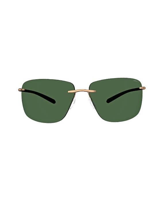 Silhouette Cape Florida sunglasses in black/pine green, from £375