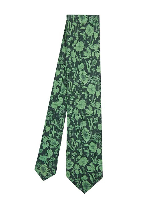 Liberty Mono Muse silk tie, £130