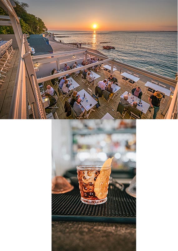 The Hut Colwell Bay seaside dining