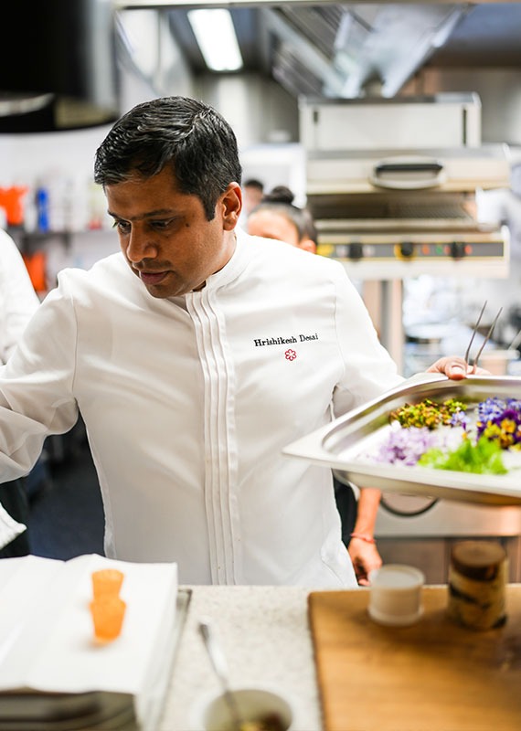 Hrishi Desai, Chef Patron of Cedar Tree at Farlam Hall