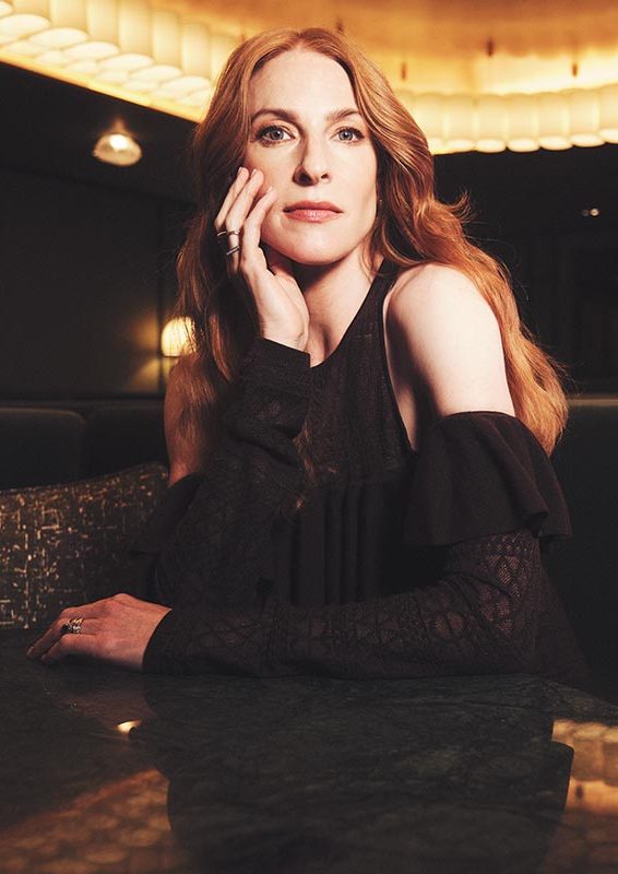 Rosalie Craig wears: dress by Clea; and earrings by Giovanni Raspini