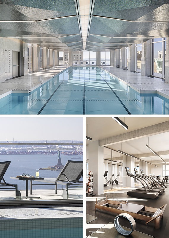 One Wall Street New York Pool spa