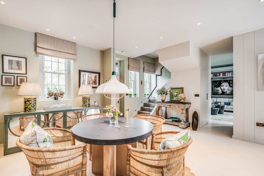 On the market North End Hampstead dining room