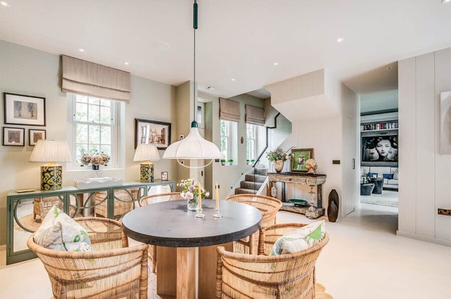On the market North End Hampstead dining room