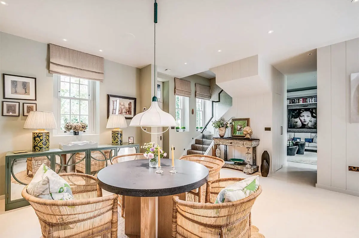 On the market North End Hampstead dining room