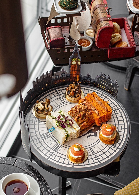 Peter Pan afernoon tea dish The Shard Big Ben