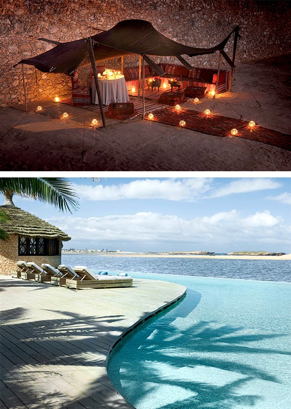 La Sultana Oualidia pool and beach