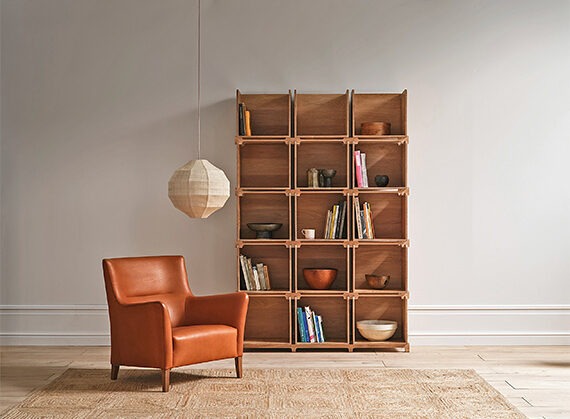 Pink home libraries