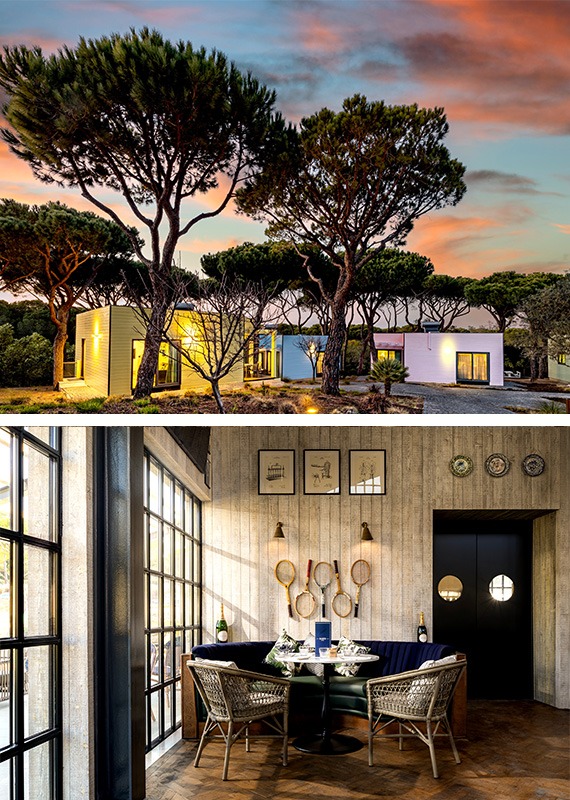 Family cottages at The Magnolia Hotel & Dano’s Sports Bar/Restaurant