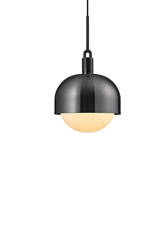 Forked Pendant in gunmetal