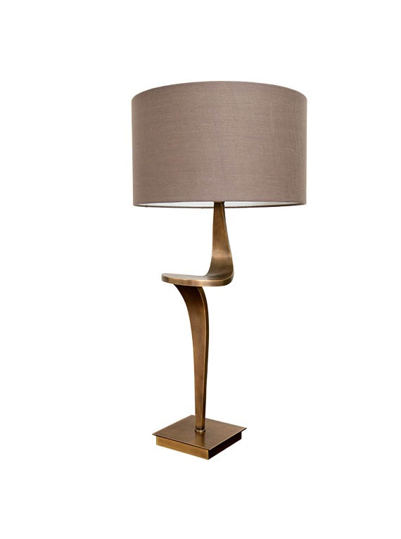 RV Astley Enzo table lamp in antique brass, £402