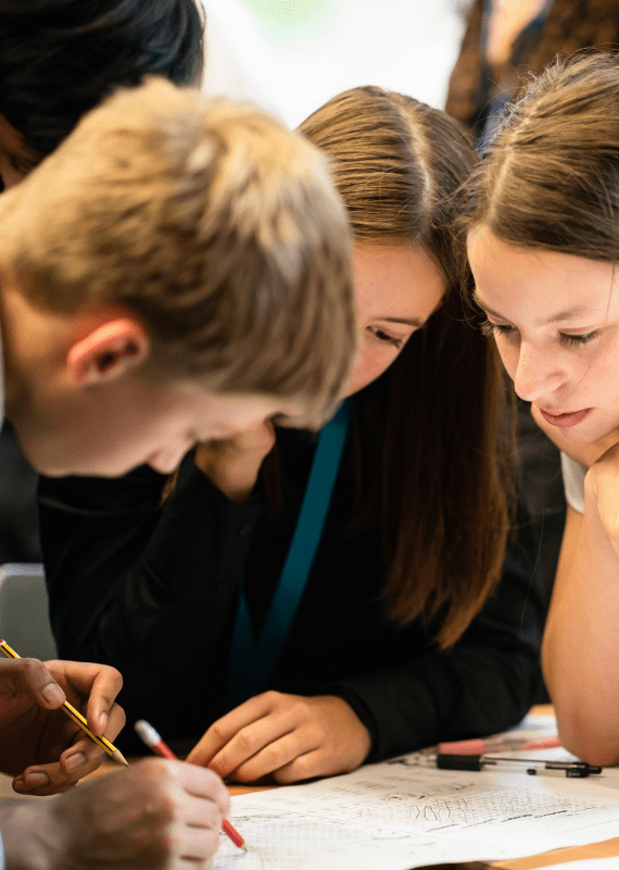 Group of teenage school children - Highgate School